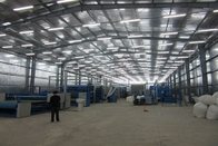 2000mm Nonwoven Spray Glue Soft And Hard Wadding / Oven Production Line