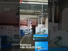 1000kg/H Nonwoven Airlaid Machine , Needle Punching Shoddy Felt Production Line