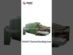 how to correctly use thermal bonded oven heating drying machine for nonwoven textile machinery