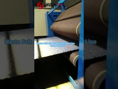 What is waste felt production line?