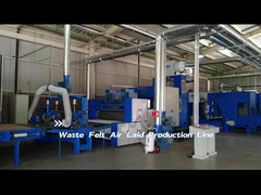 What's the working process of waste felt production line?