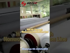 What is the hot air through production line?