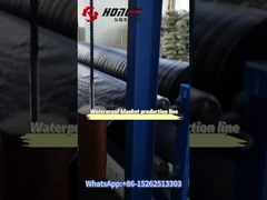 What's the working process of geosynthetic clay liner production line?