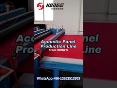 What is the acoustic panel production line used for?