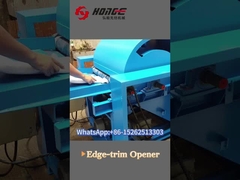How does a edge-trim opener machine work?