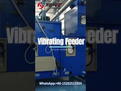 What is the function of nonwoven vibrating feeder?