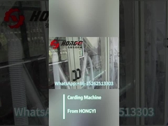What does a carding machine do?