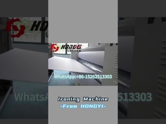 What does a calendering machine do?