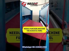 How to make needle-punched fabric for nonwoven machinery?