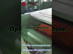 How does nonwoven fiber opening machine work?