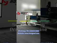 What is soft wadding production line used for?