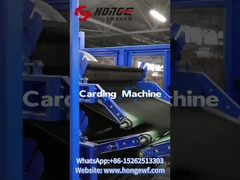How does a carding machine work?
