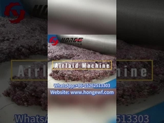 How does the airlaid machine work?