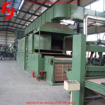 Non Woven Polyester Felt Making Machine / 4000mm Non Woven Fabric Production Line