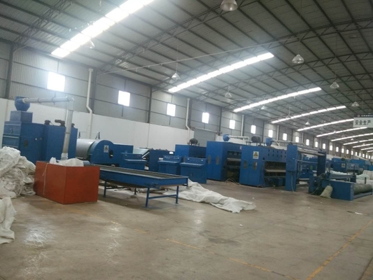 9m ISO9001 blue color Wool nonoven needle punching Felt  Making Machine