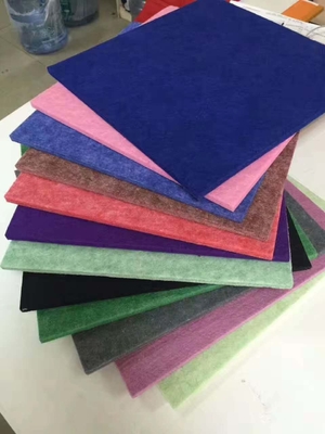 4.2kg Polyester Fiber Sound Acoustic Panel / Soundproof Panels For Walls