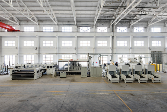 PP Geotextile Needle Punching Non Woven Fabric Production Line