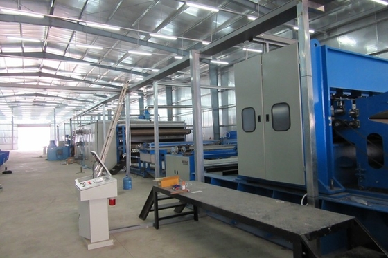 2000mm Nonwoven Spray Glue Soft And Hard Wadding / Oven Production Line