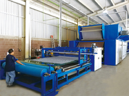 2.5m Nonwoven Air Laid Shoddy Felt production line for mattress