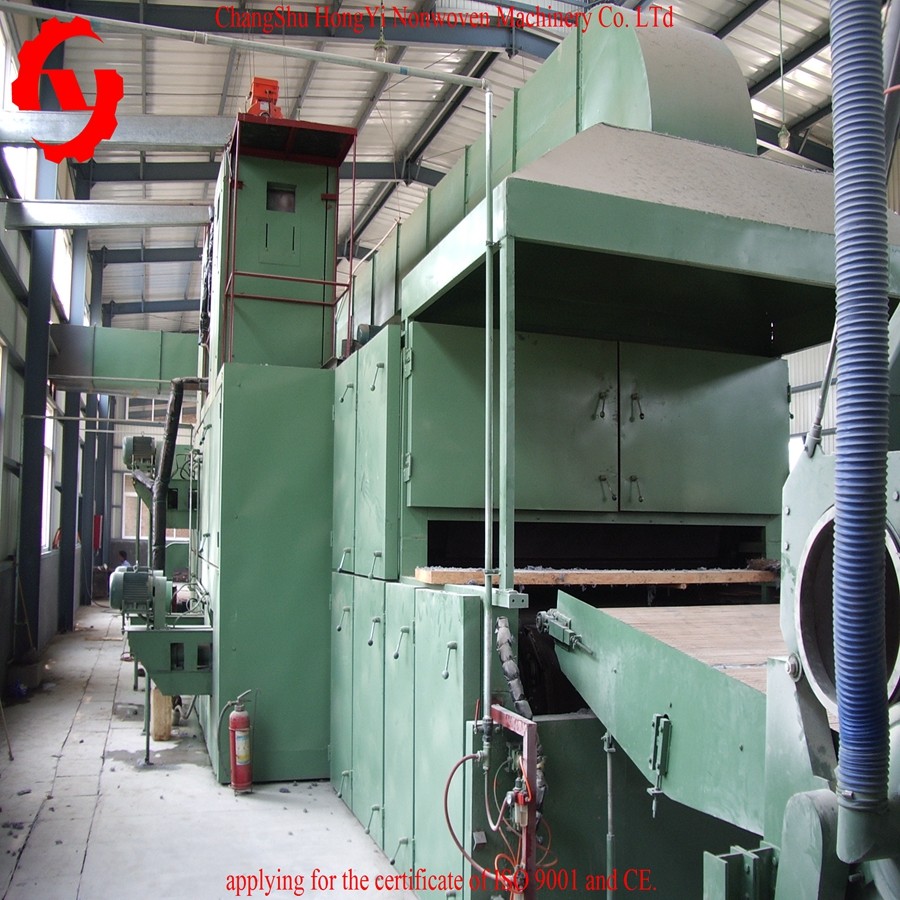 Industrial Felt Geotextile Production Line Product Weight 100~1000g/M2