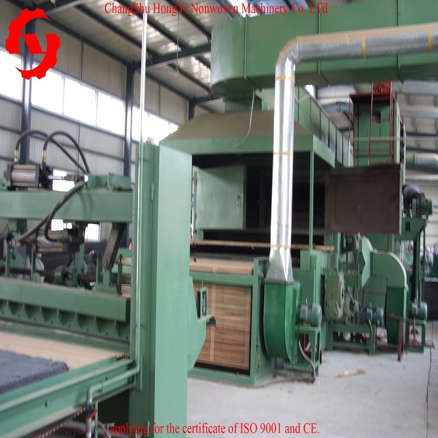 4.5m Nonwoven Needle Punching Quilt Making Equipment With Production Capacity 30~40T/D
