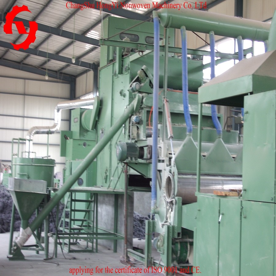 5.5 M Nonwoven Waste Felt Making Machine With CE / ISO9001 Certificate