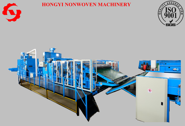 Thermal Bonded Polyester Wadding Production Line With Heat Conducting Oil