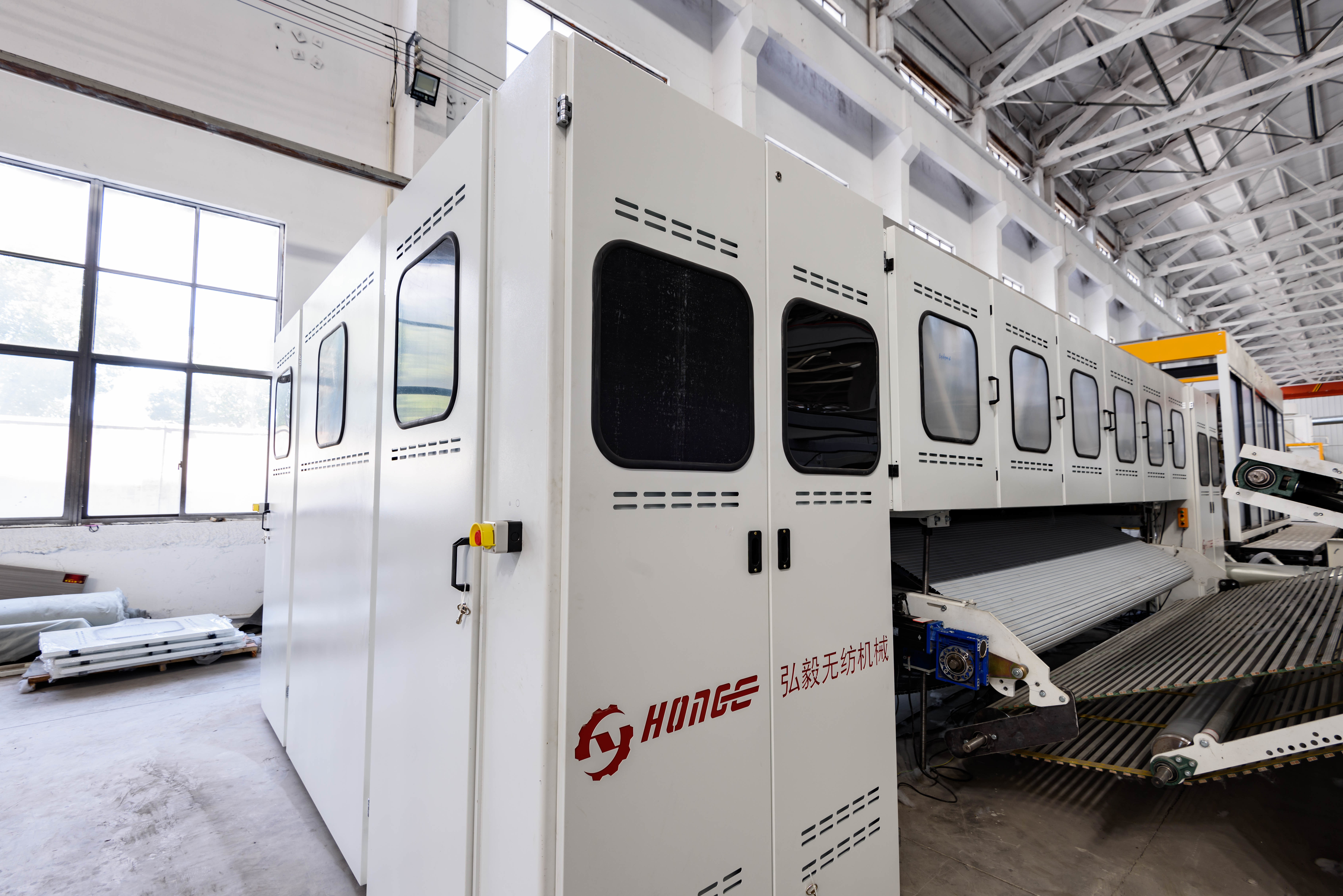 High Capacity Clamp On Nonwoven Cross Lapper Machine