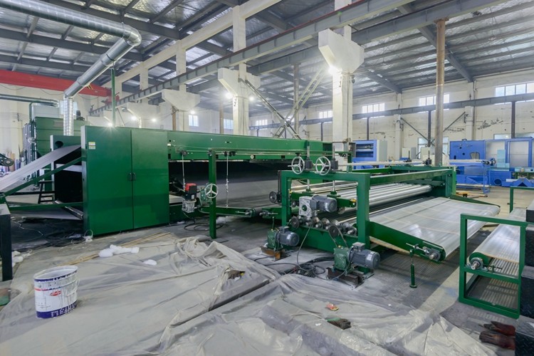 Steel 70m/Min Non Woven Cross Lapper Machine Synchronous Belt driven