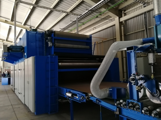 HONGYI 10m Nonwoven themal bonding oven heated by natural gas