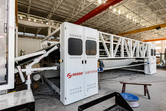 Automation Control Nonwoven Fabric Cross Lapper Machine High Speed
