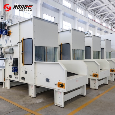 Polyester Fiber Cotton Opening Machine For Wadding Making 3.75kw